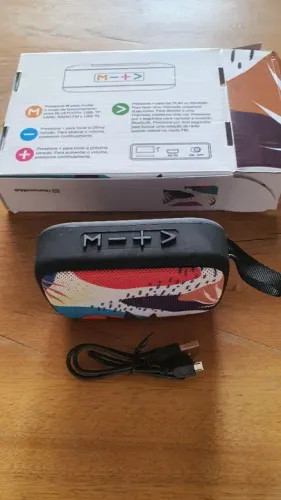 Caixa de Som Bluetooth Portátil M-Plus