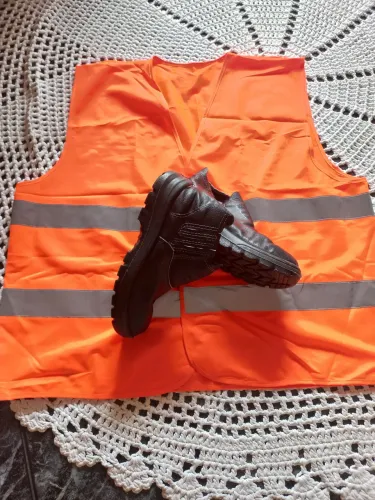 Kit EPI COLETE REFLETIVO E BOTA 