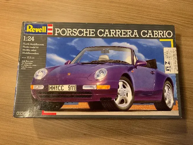 CARRO PORSCHE CARRERA CABRIO [Revell] 1:24 - Plastimodelismo [novo]