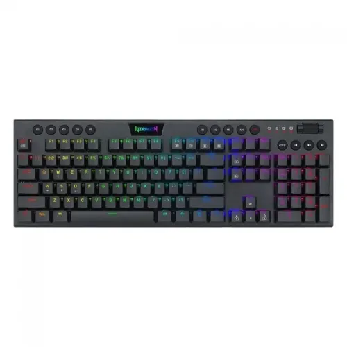 Teclado Mecânico 80% Redragon Horus TKL Black RGB Switch Brown - WZetta