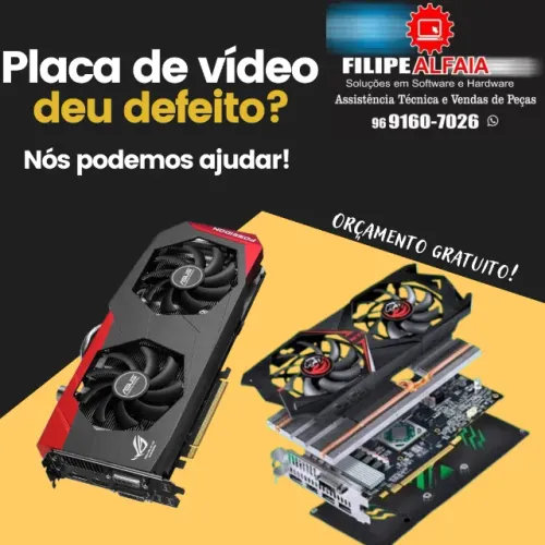 Reparo Recuperação Manutenção Geral de Placa de Video