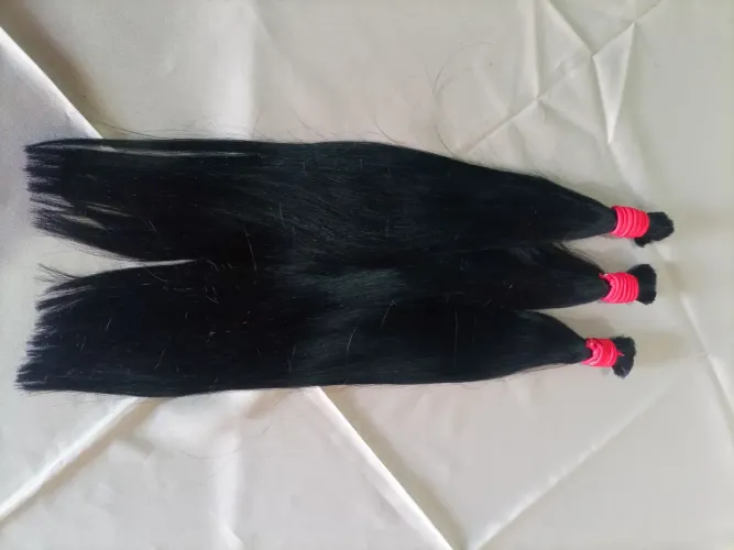 Cabelo humano natural virgem, liso 55/60cm - 100gr - viatnamita solto.