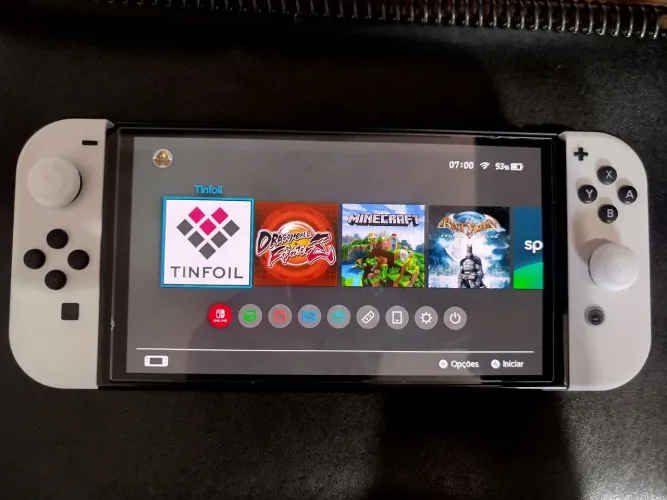 Nintendo switch OLED 64GB DESBLOQUEADO+ CARTAO SD 512GB