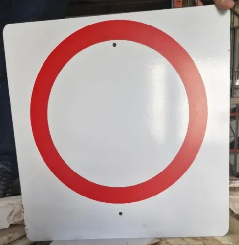 Chapas para Placas de Sinalização Viária