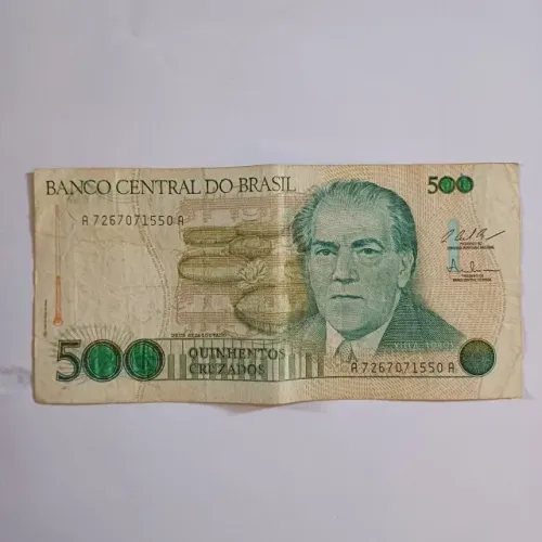 Nota 500 Quinhentos Cruzados