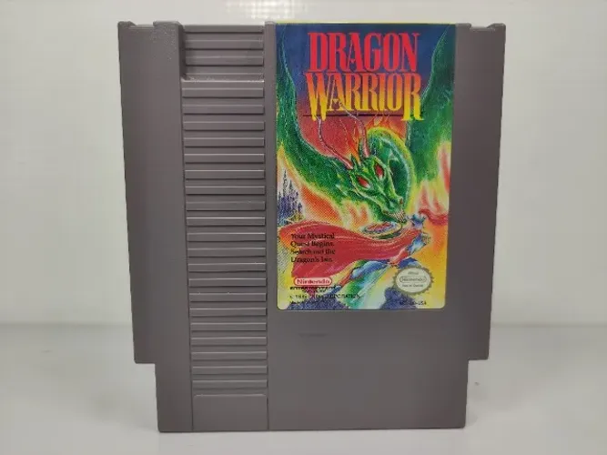 Cartucho Dragon Warrior Rpg Raro 1985 Nintendo Nes Ok (Usado)