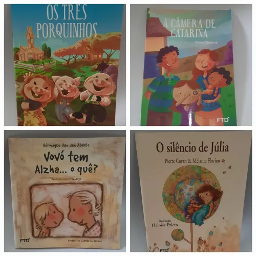 Coleção 10 Livros Infantis paradidáticos Editora FTD