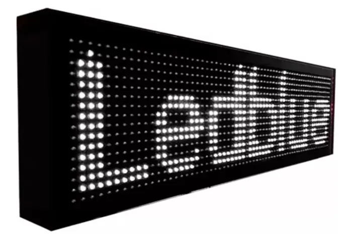 Painel De LED Branco USB 70x20  (Honestidade e Qualidade Distribuidora JK Eletrônicos)