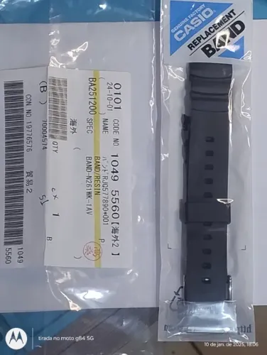 Pulseira Casio MTD 1080 serie 1AV, 7AV, Z-1AV, Z-7AV - Original, pronta entrega