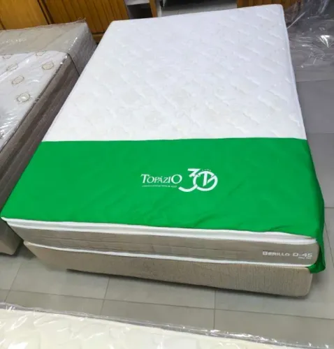 Conjunto Box de Solteiro 0,88x1,88x25cm DIVIDIMOS EM ATE 10 X SEM JUROS