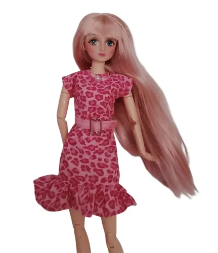 Rosé 1 - Boneca BJD 30cm com Roupas e Acessórios