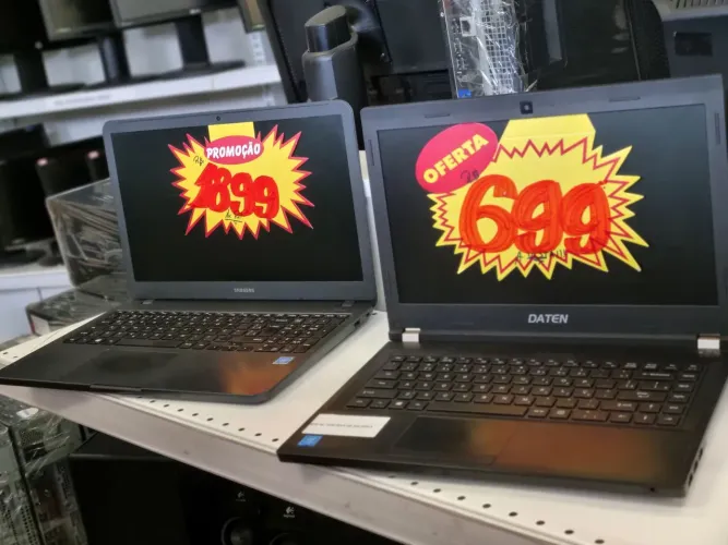 Notebook Apartir de 599,00 | Garantia 3 meses | NF e Loja Física Eco Eletron | Consulte