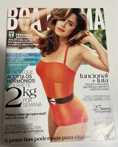 Revista Boa Forma - Setembro 2013 - Capa Fernanda Vasconcellos