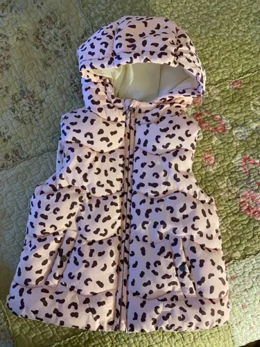 Colete infantil ZARA onça rosa