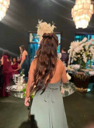 Vestido verde oliva 