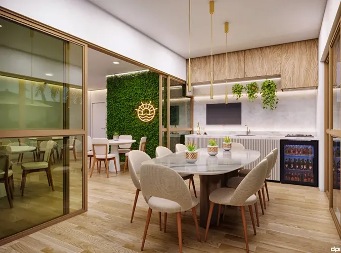 Apartamento à venda no Edifício Aurora Ville Residence, 58,88m², 2 quartos, 1 suíte, varan