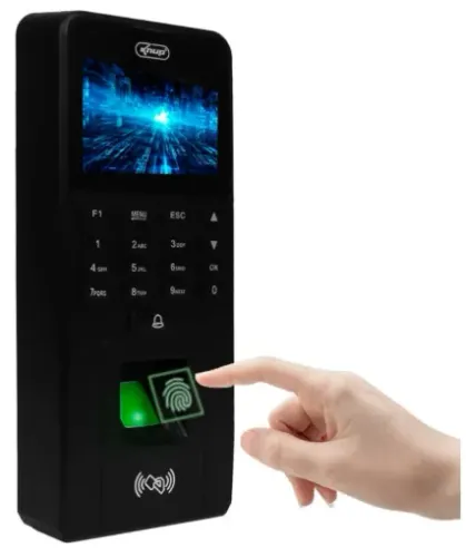 Relógio Ponto Digital Knup KP-RE1033 com Controle Acesso numérico Biometria Nfc com função