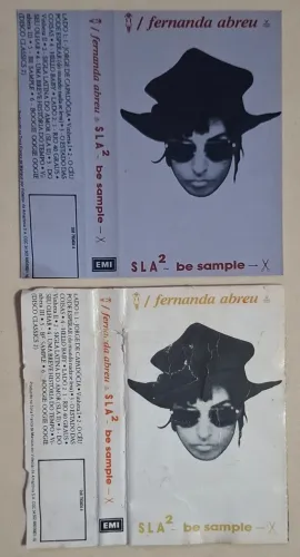 FITA CASSETE Fernanda Abreu SLA² ~ Be Sample 1992 K7