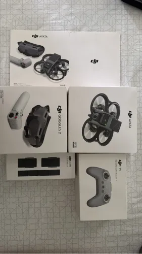 DJI Avata Kit Fly More Controle FPV - Completo e Pouco Usado!