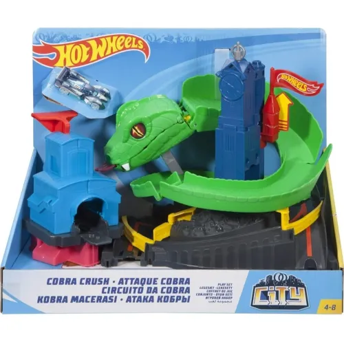 Hot Wheels Cobra Crush - Pista de Carrinhos
