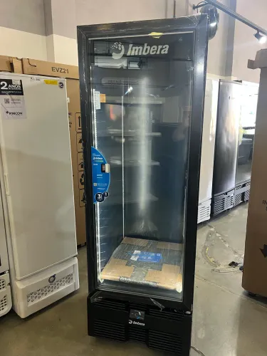 Freezer expositor congelados 560 litros full black com 3 anos de garantia 