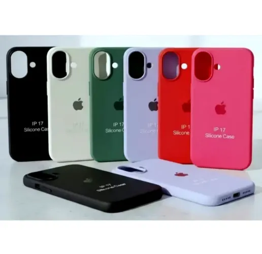 Case iPhone 17 Emborrachada Aveludada Consulte Cores Disponíveis Pelo Chat 