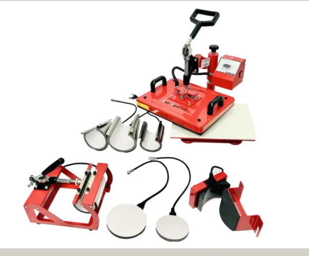 Prensa Térmica para Canecas e Sublimação - 8 em 1 220v