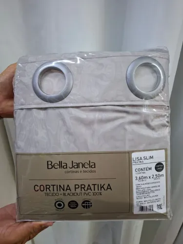 Cortina Pratika Blackout PVC 100% Bella Janela