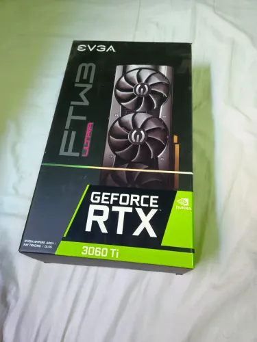 Placa de vídeo RTX 3060 TI EVGA FTW3 Ultra 8GB