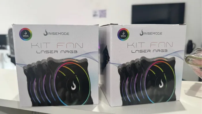 Kit de Fans RGB para PC unidade - Risemode Laser ARGB