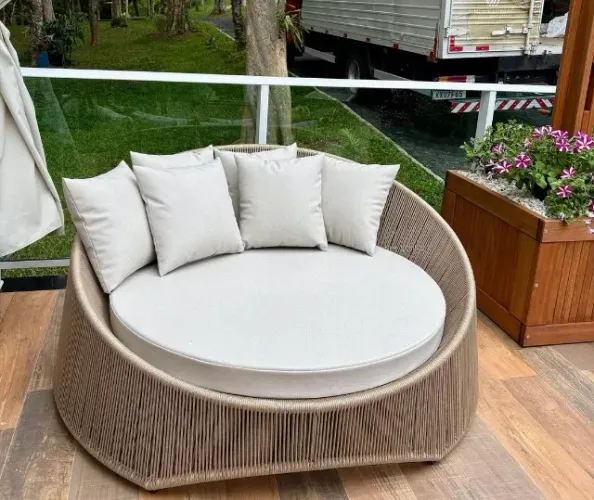 CHAISE LUXO PARA VARANDA - MÓVEIS PARA ÁREA EXTERNA