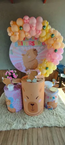 Tema capivara / decoração simples e sofisticadas