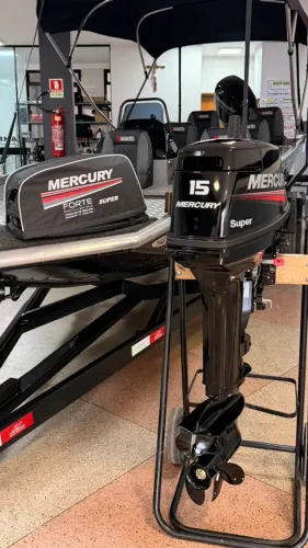 MERCURY 15 HP + CAPA DE CAPÔ DE CORTESIA