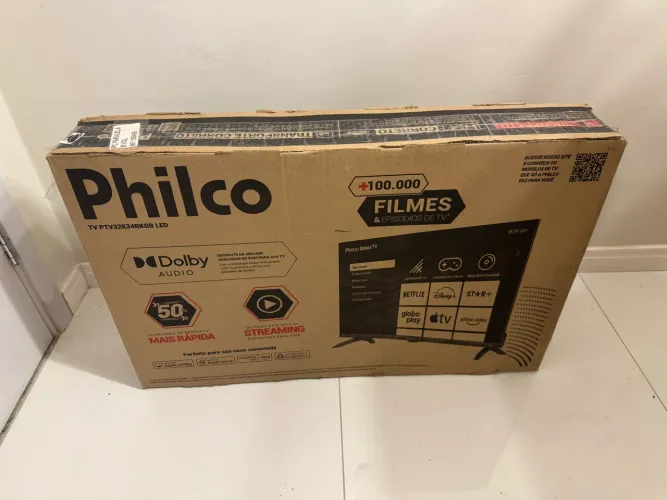 Smart TV 32? Philco PTV32K34RKGB Roku TV Led Dolby Audio