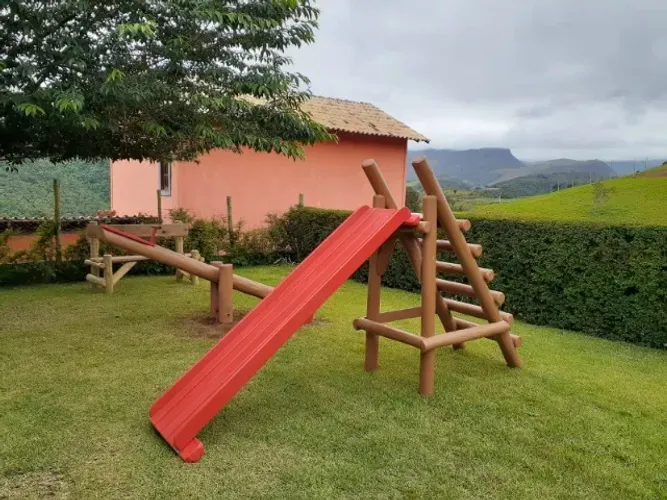 COMBO DESAFIO - PLAYGROUND 2 EM 1 (ESCORREGA E GANGORRA)