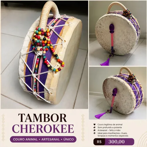 ? Tambor Cherokee Artesanal