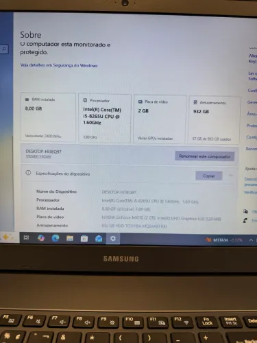 Notebook Samsung i5 Novíssimo 
