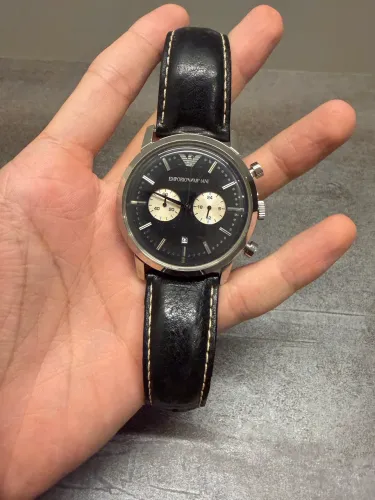 Relógio Emporio Armani AR0576 Cronógrafo Original Masculino