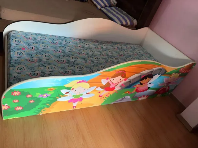 Cama solteiro com colchão
