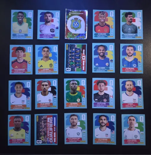 Figurinhas da copa do Mundo 2026 - 42 un