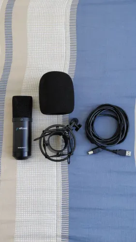 MICROFONE ARCANO AM1 BLACK PROFISSIONAL (TERESINA-PI PARA RETIRADA)