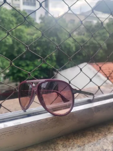 Óculos de Sol Empório Armani vinho aviador Modelo EA9751/s