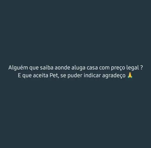 Alugo Casa