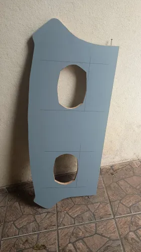 Tampãoem MDF  porta malas do Palio 