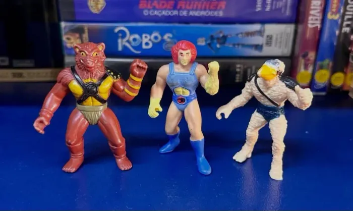 ThunderCats Wolf 1986  Lote com 3 Bonecos Colecionáveis
