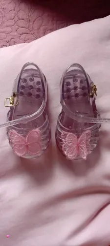 Sandália Mini Melissa Cristal tamanho 17/18 usado pouco