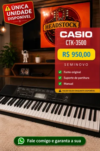 CASIO CTK-3500 - SEMINOVO