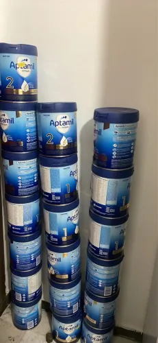 Vendo latas vazias de aptamil para decoração