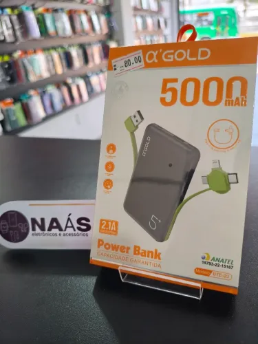 Bateria portátil Power Bank 5.000 mah universal