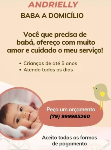 Baba a domicílio, entre em contato!!